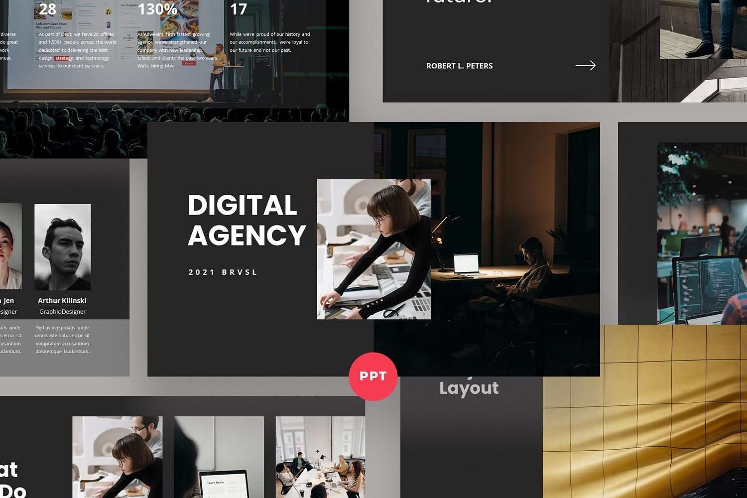 Agency Business PowerPoint Template