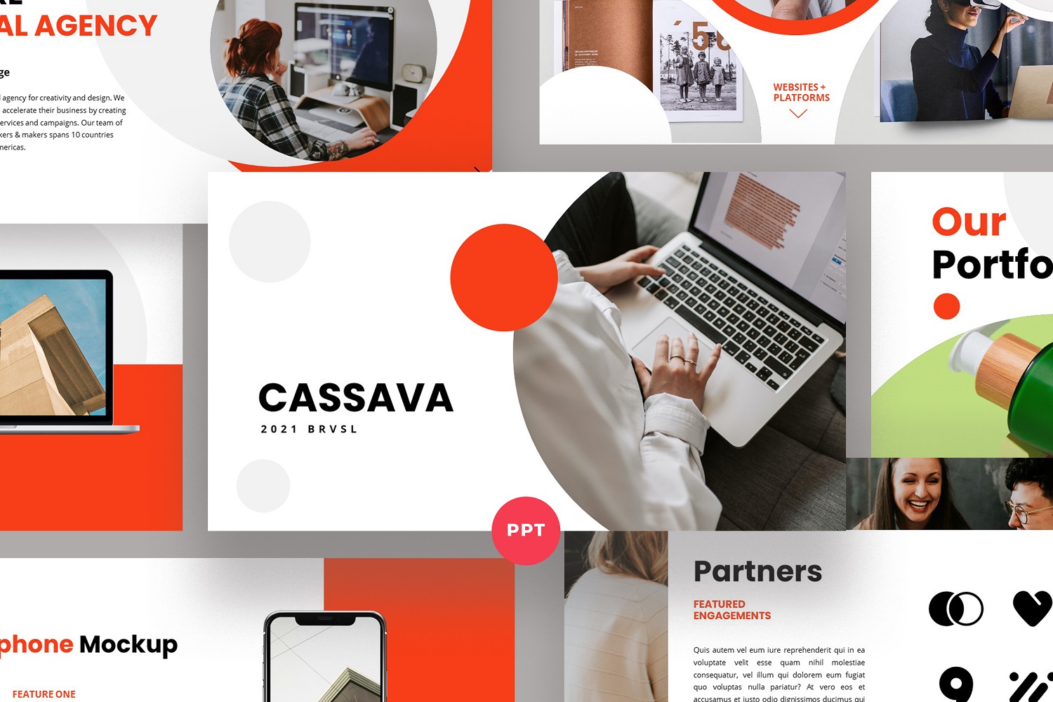 Cassava Business PowerPoint Template