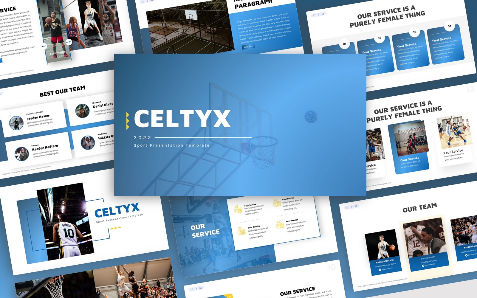Celtyx - Sport Multipurpose PowerPoint Template
