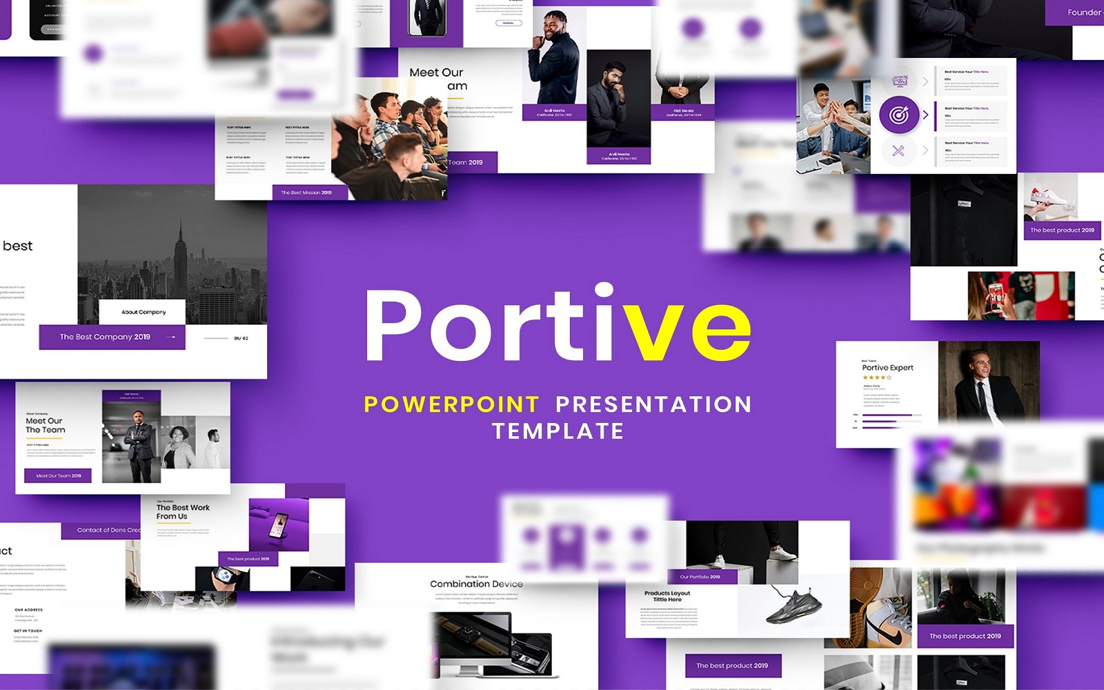 Portive – Busines PowerPoint Template