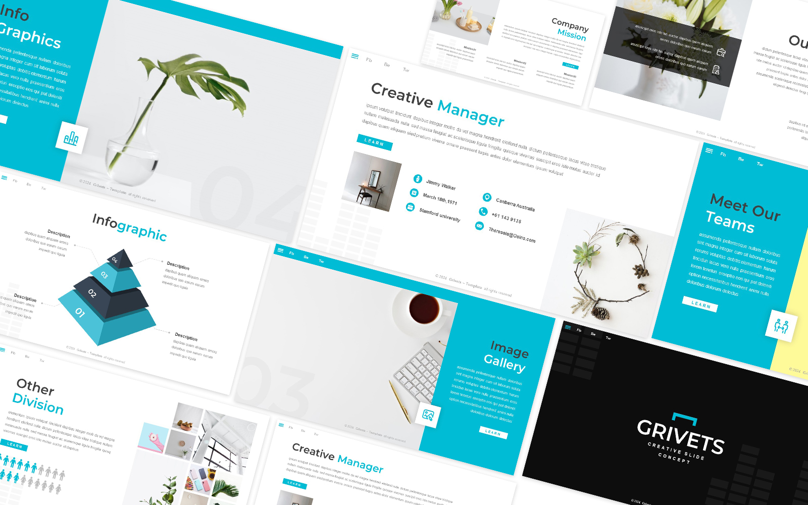 Grivets Creative Powerpoint Template