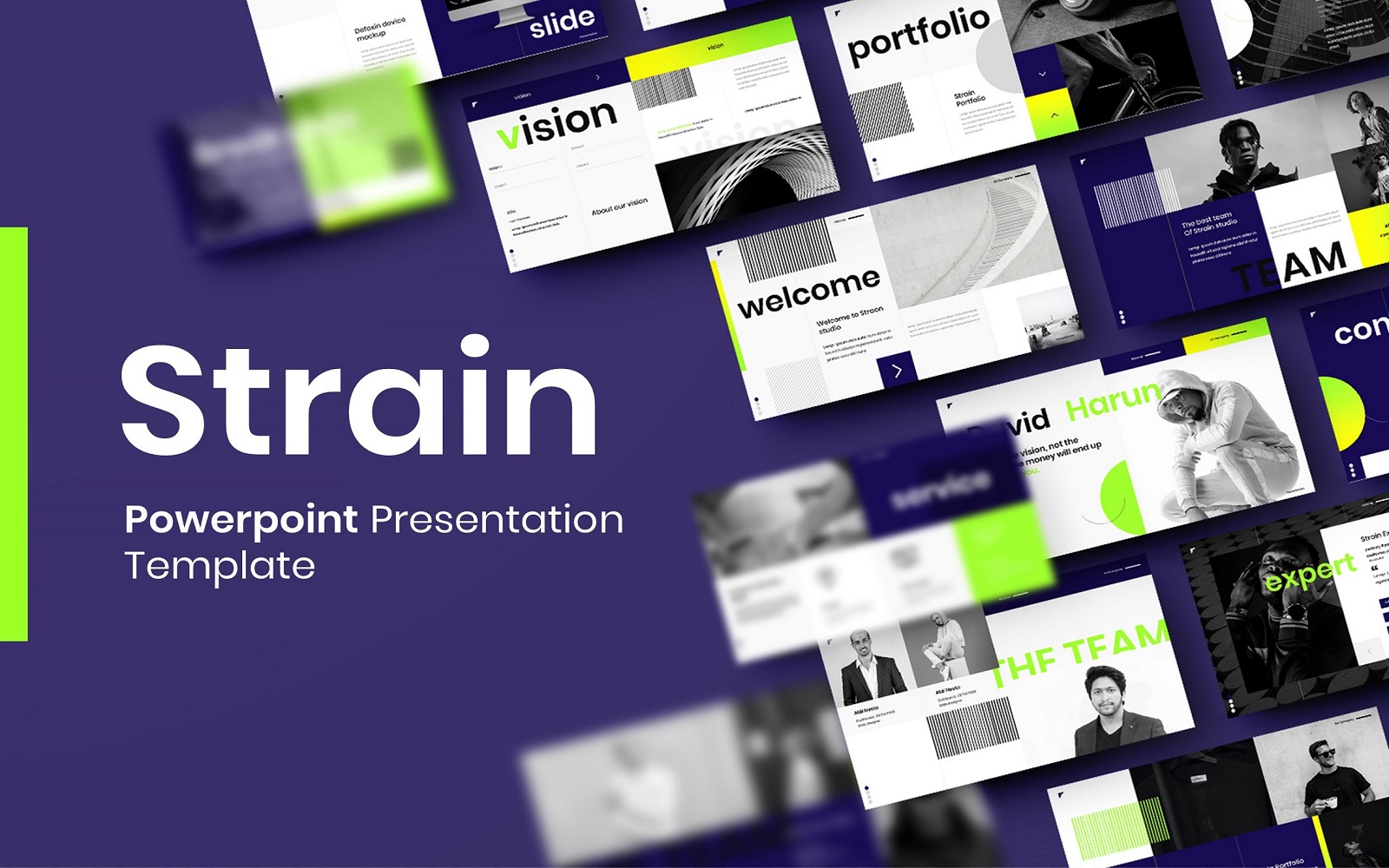 Strain – Busines PowerPoint Template