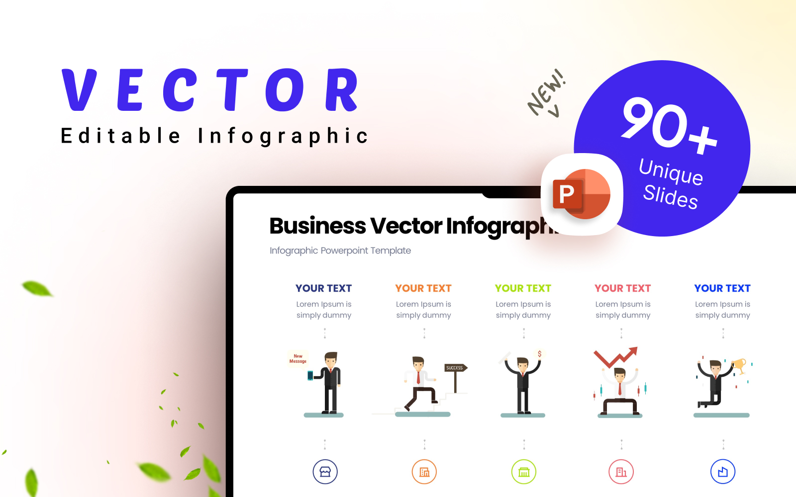 Business Vector Infographic Presentation Template