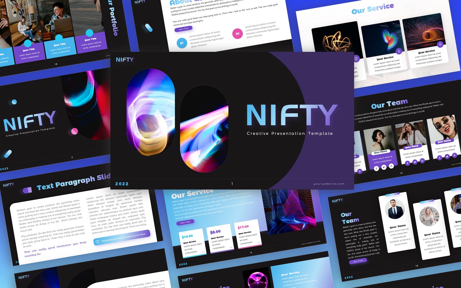 Nifty - Creative Multipurpose PowerPoint Template