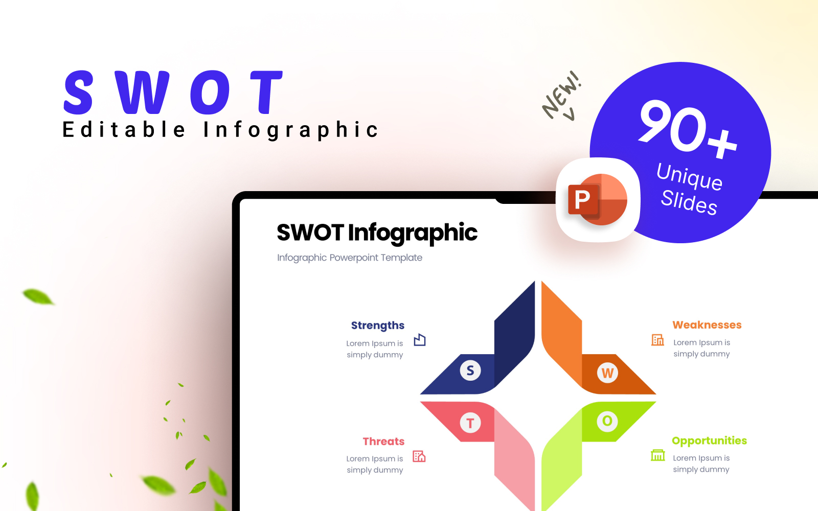 SWOT Business Infographic Presentation Template