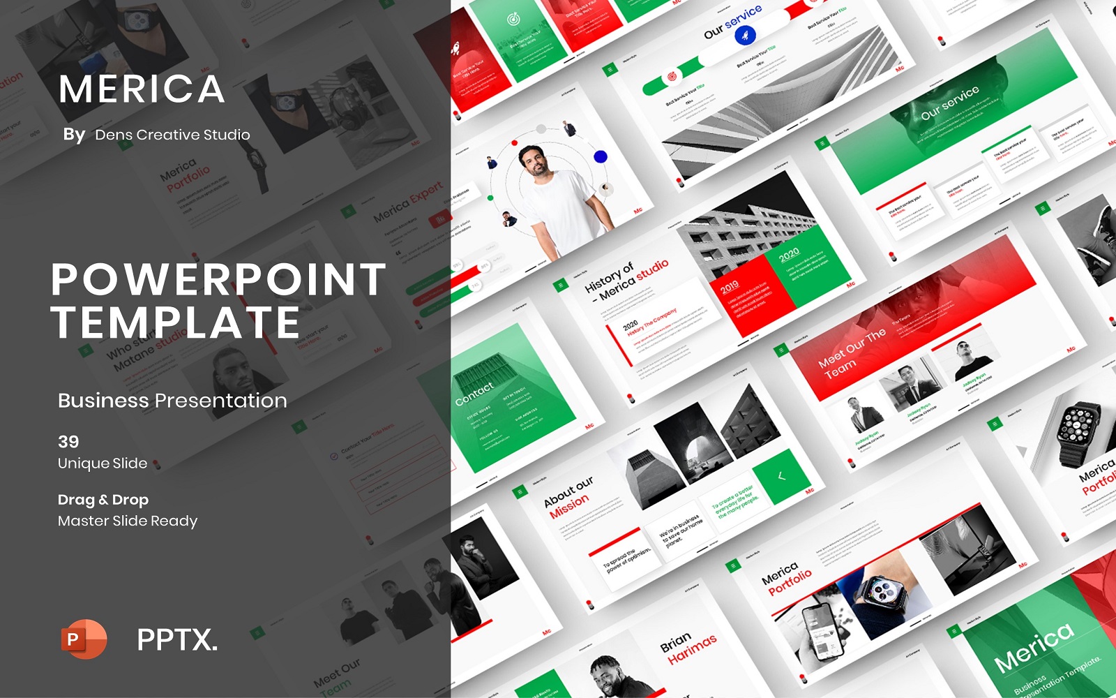 Merica – Business PowerPoint Template