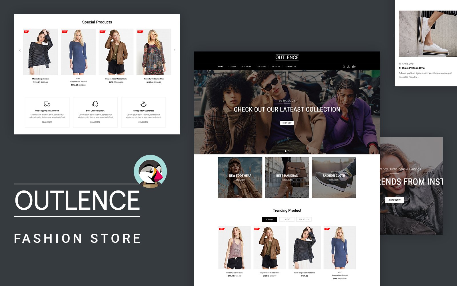 OutLence - Awesome Fashion and Accessories PrestaShop Theme