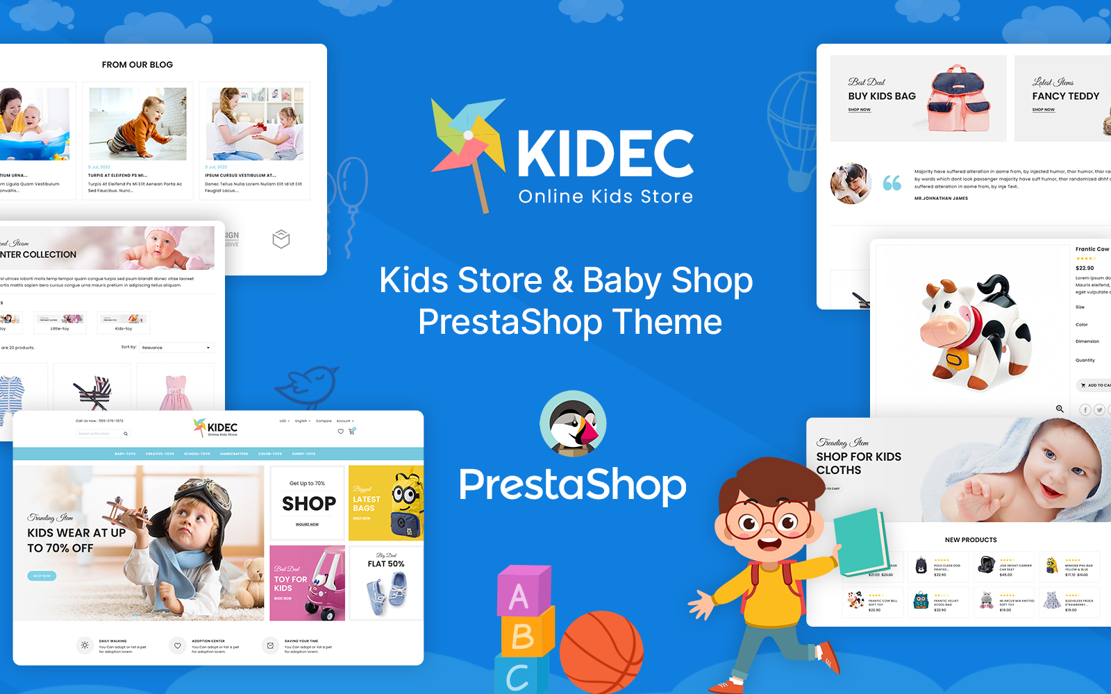 Kidec - Toys and Kids PrestaShop Theme