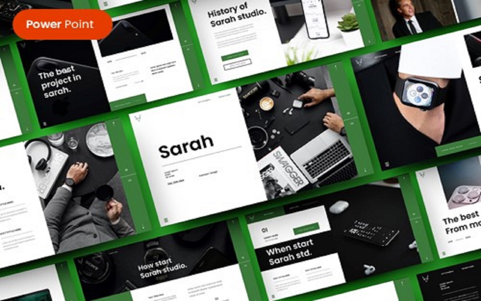 Sarah – Business PowerPoint Template