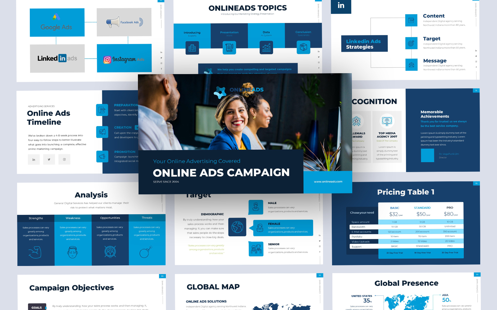 Adso Digital Marketing PowerPoint Template