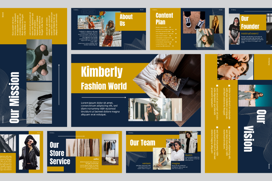 Kimberly - Powerpoint Template