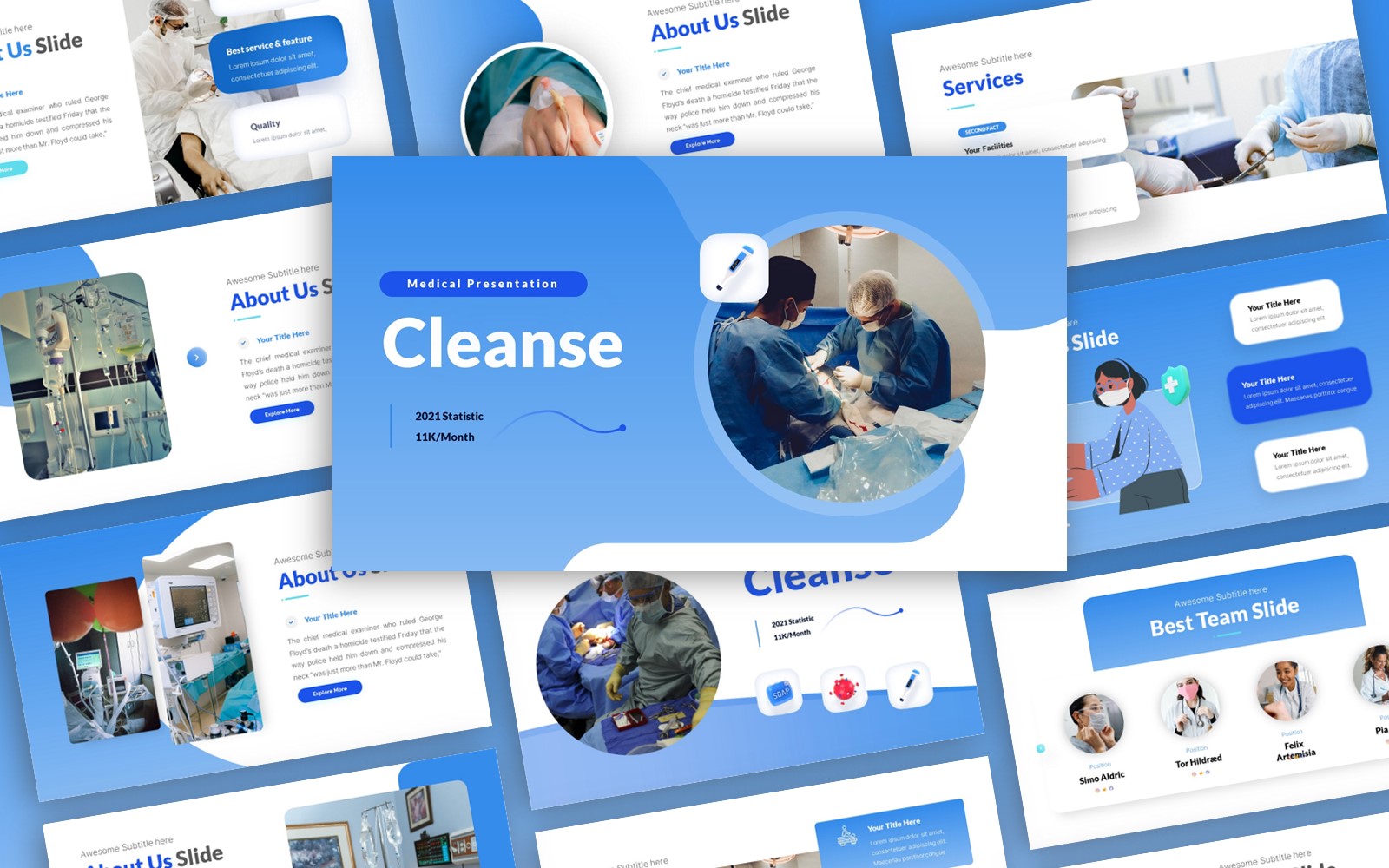 Cleanse - Medical Multipurpose PowerPoint Template