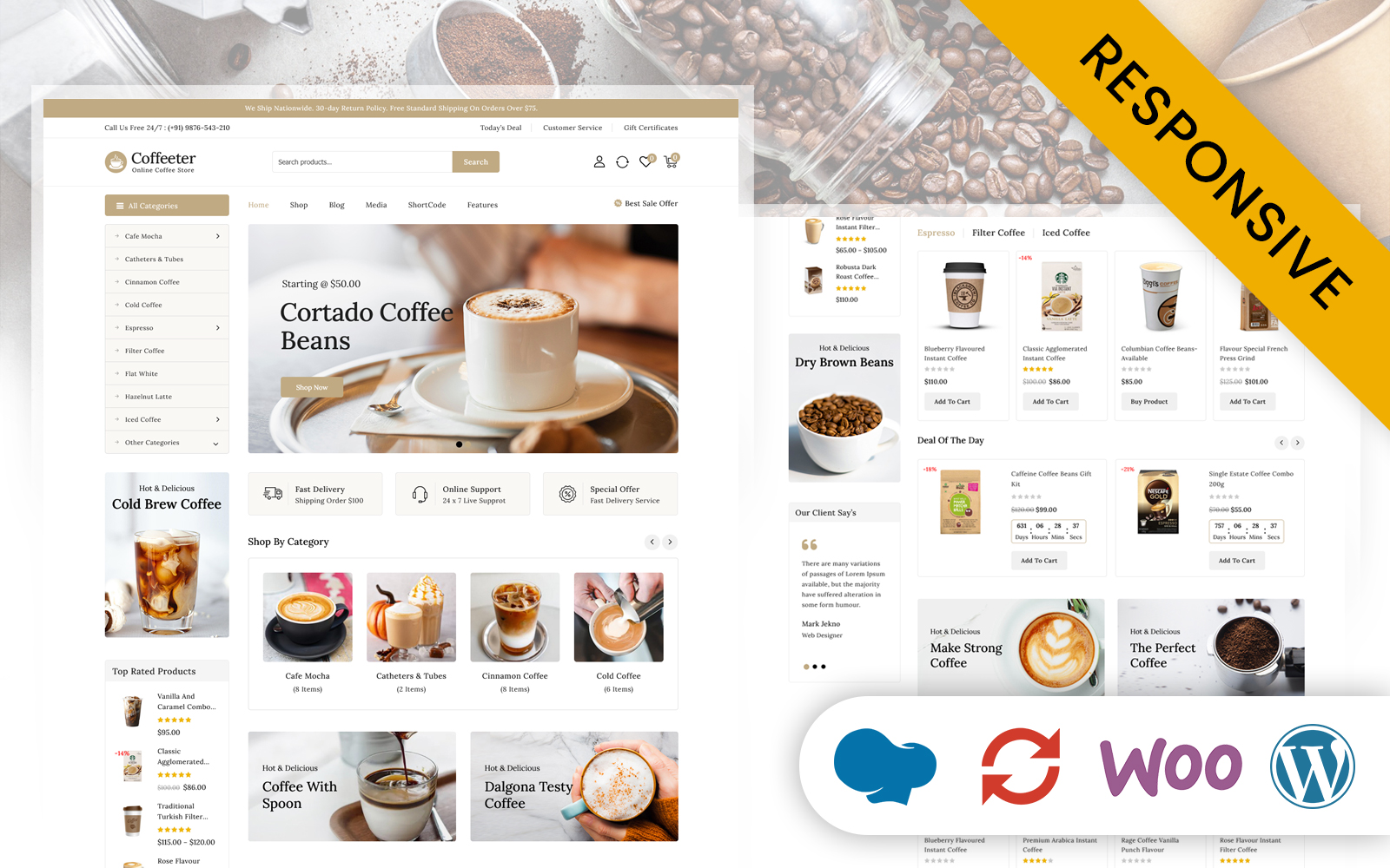 Coffeeter - Best Coffee Store Elementor WooCommerce Responsive Theme