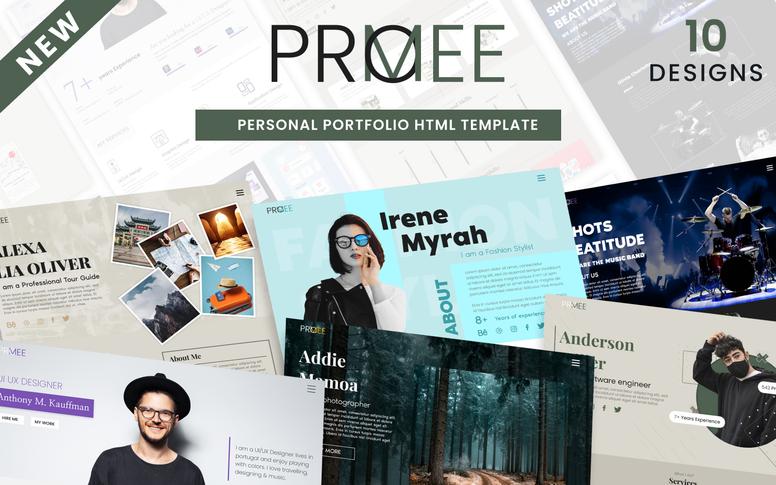 Promee – Personal Portfolio HTML5 Template