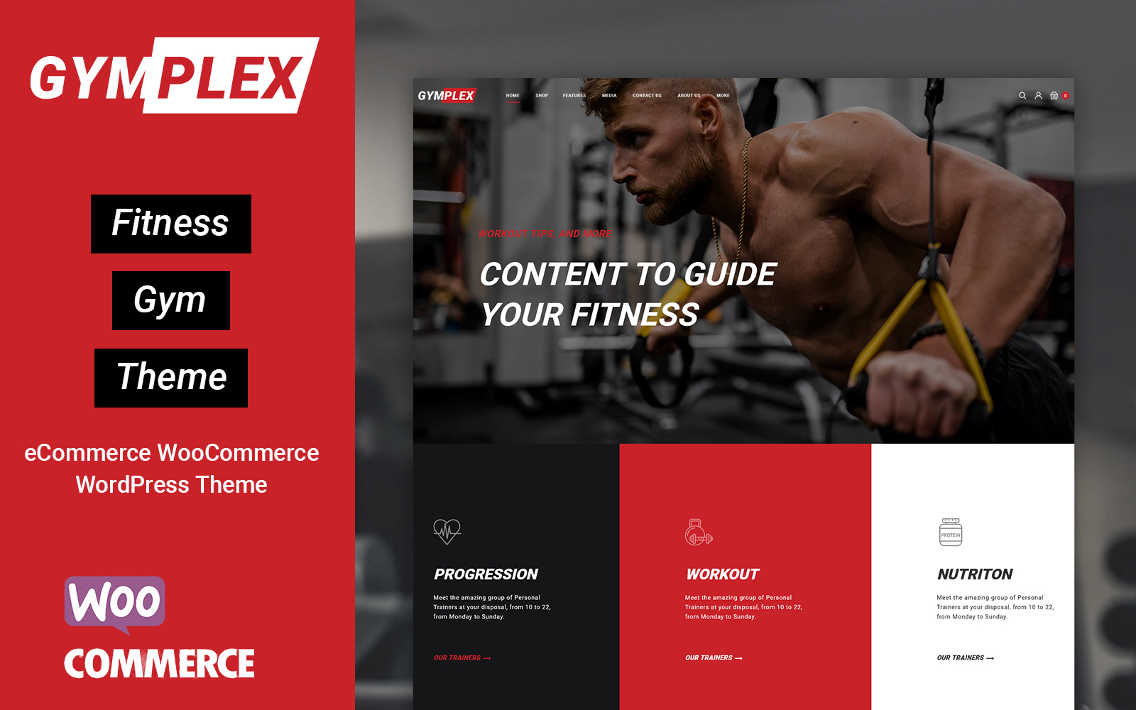 Gymplex - Sports, Fitness and Gym Store WooCommerce Theme
