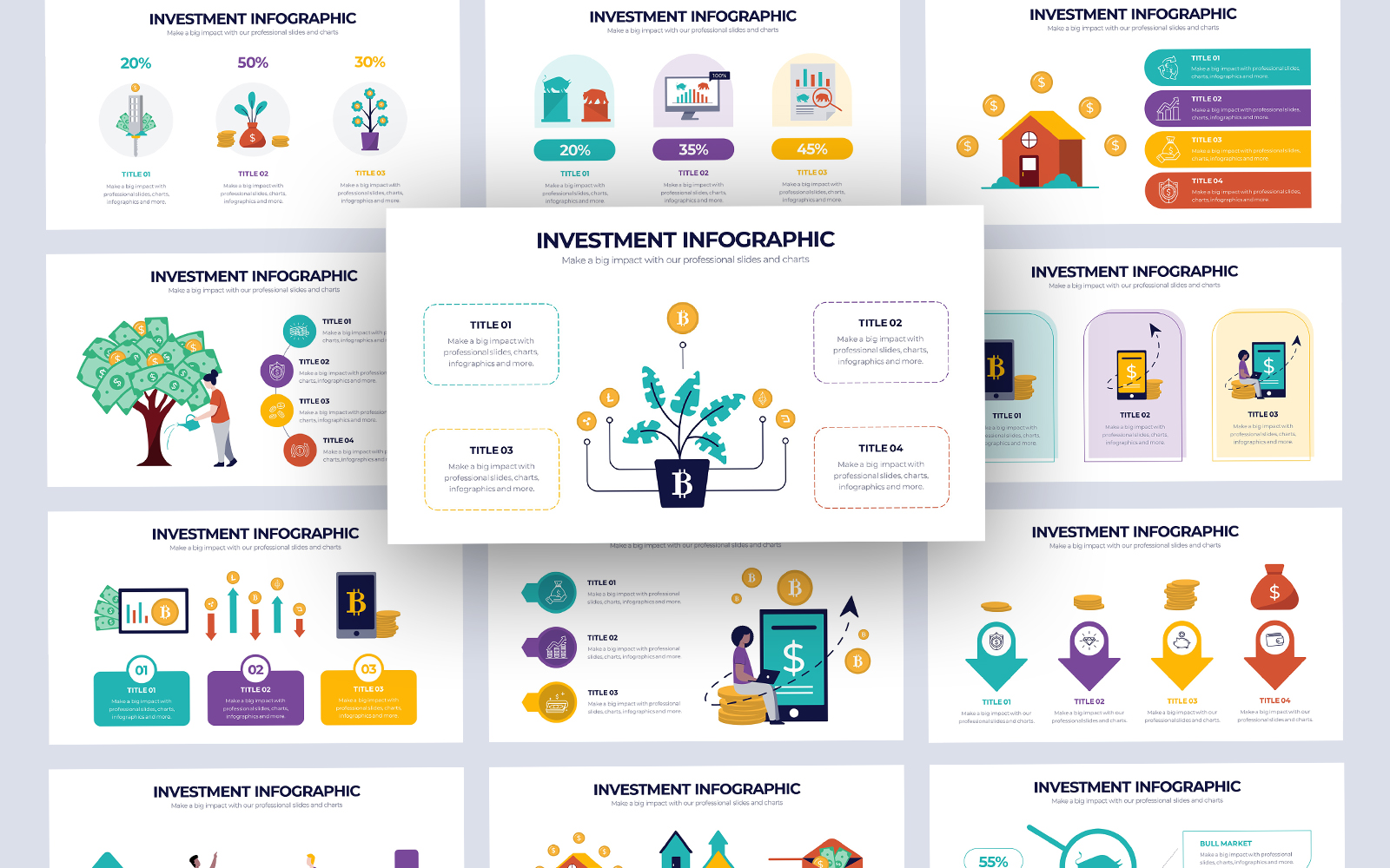Business Investments Infographic PowerPoint Template