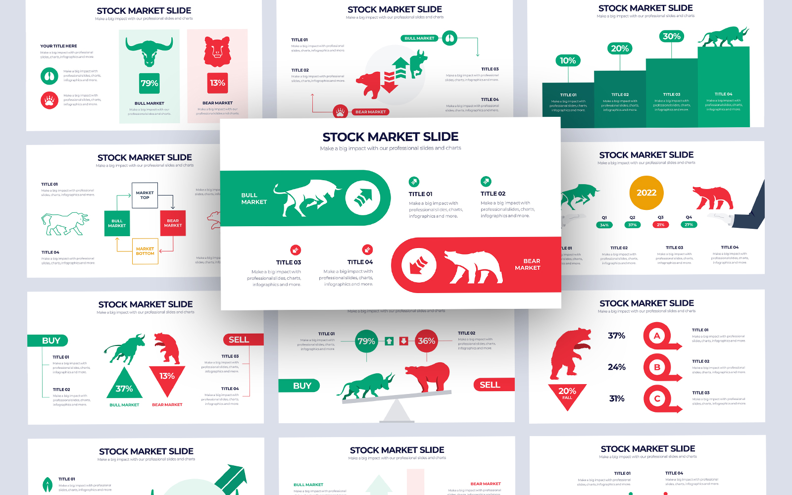 Stock Market Infographic PowerPoint Template