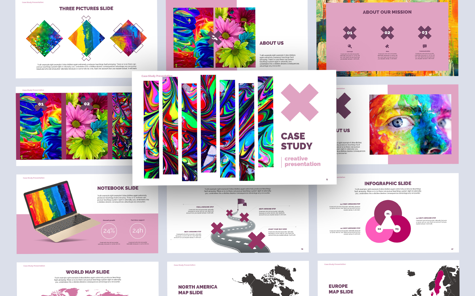 Kalest Colorful Business PowerPoint Template