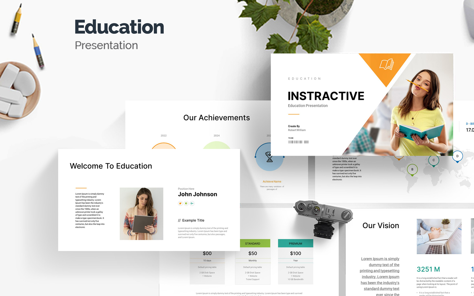 Education Presentation Powepoint Layout