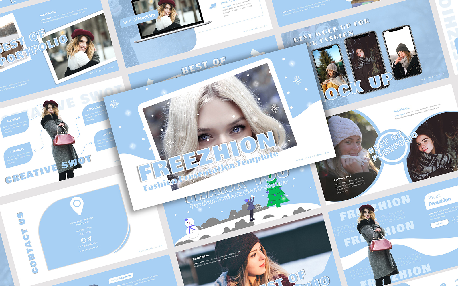 Freezhion – Fashion PowerPoint Template