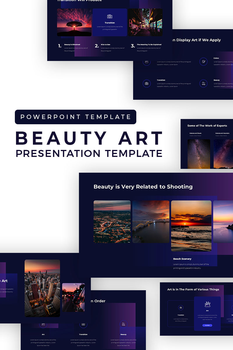 Photography Gallery PowerPoint Template