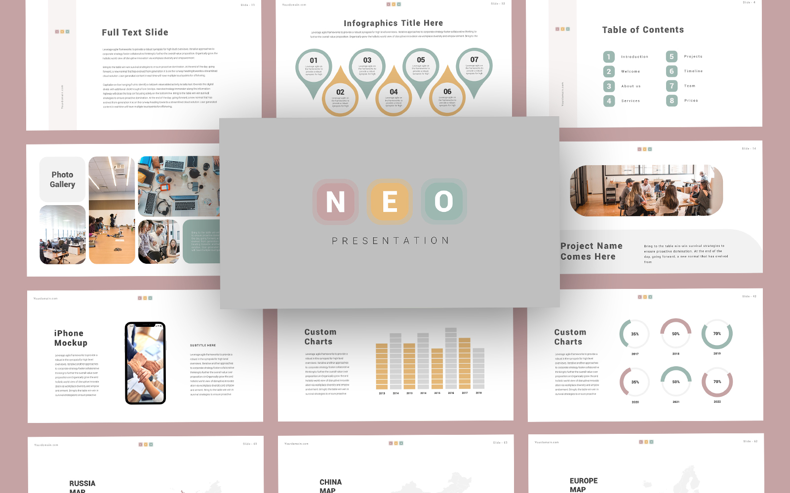 Neo Creative Business PowerPoint Template