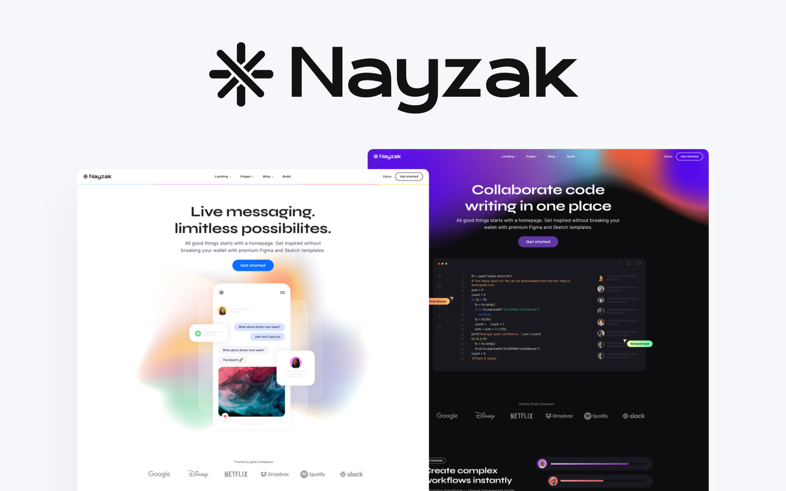 Nayzak - Multipurpose Saas HTML Template