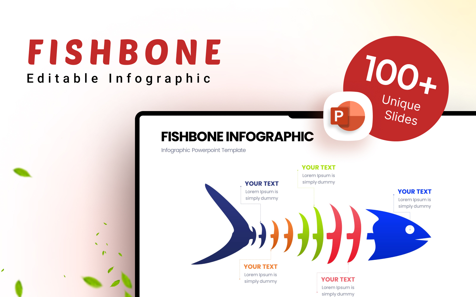 Fishbone Infographic Presentation Template
