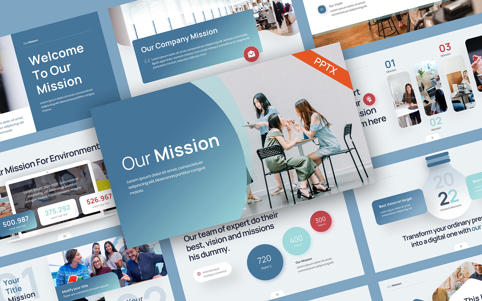 Our Mission Business PowerPoint Template