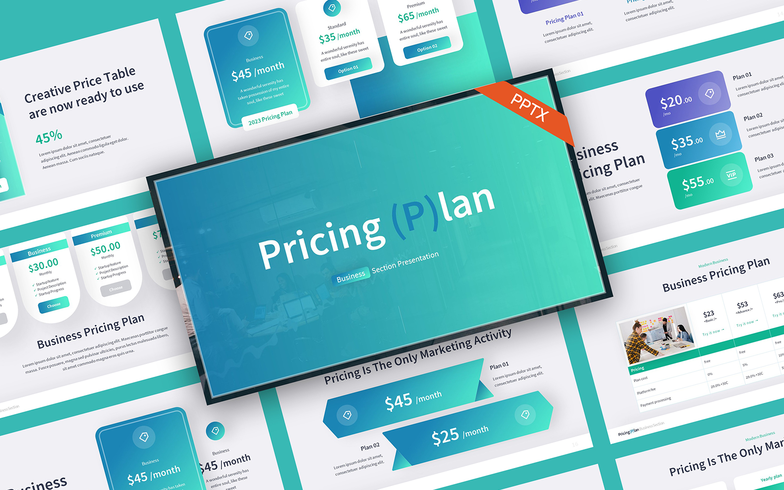 Pricing Plan Professional PowerPoint Template