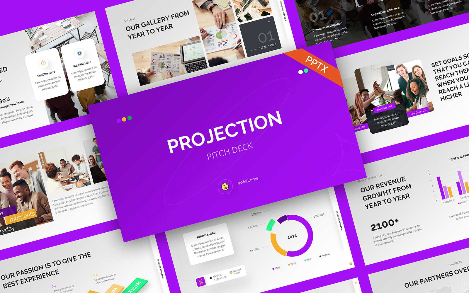 Projection Business PowerPoint Template