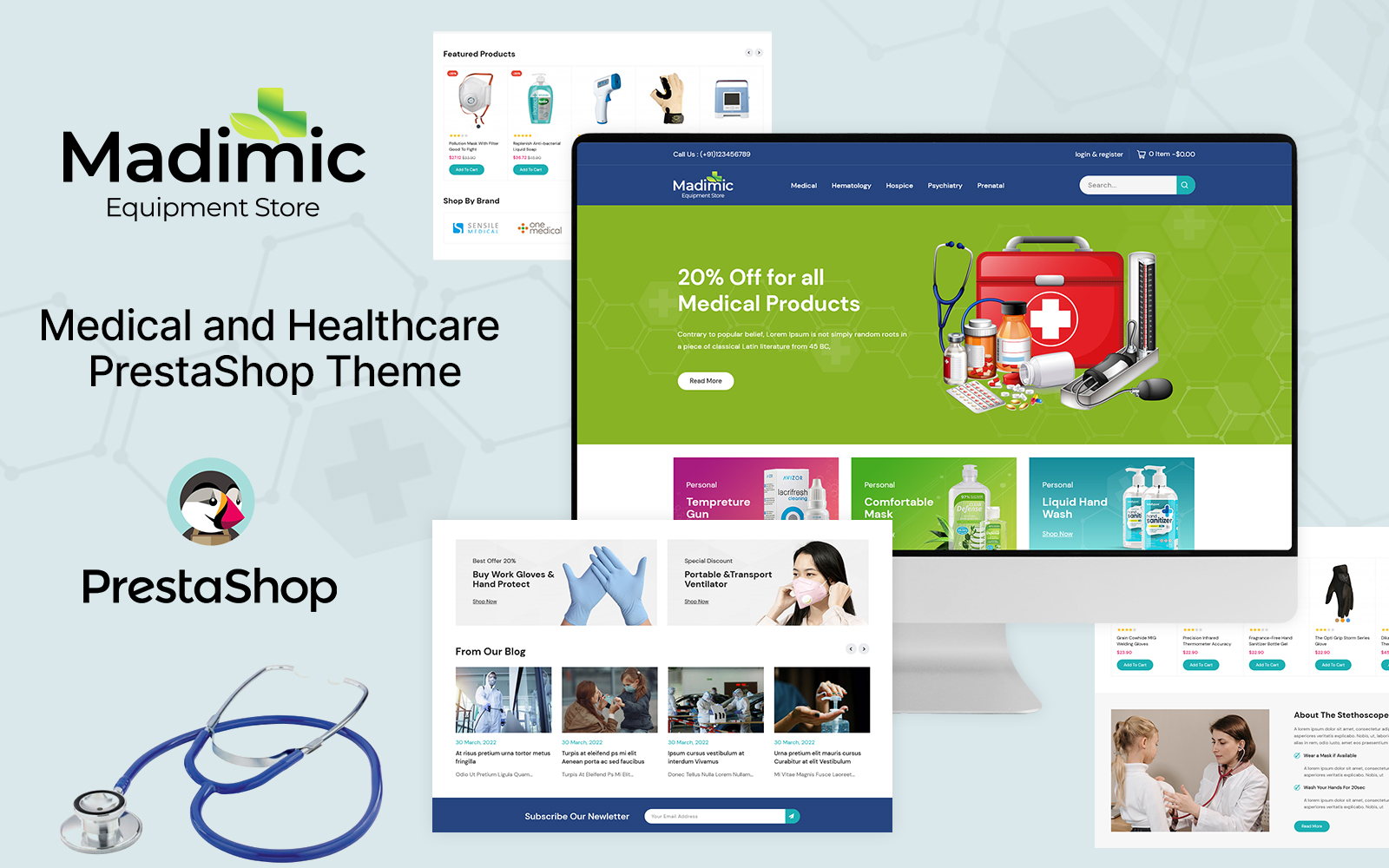 Madimic -  Medical and Drug PrestaShop Theme