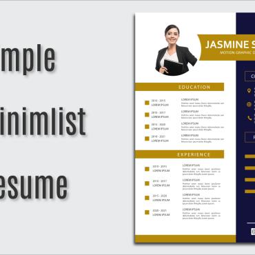 Template# 310377 Vendors Author: Jasmine_Studio Resume Templates