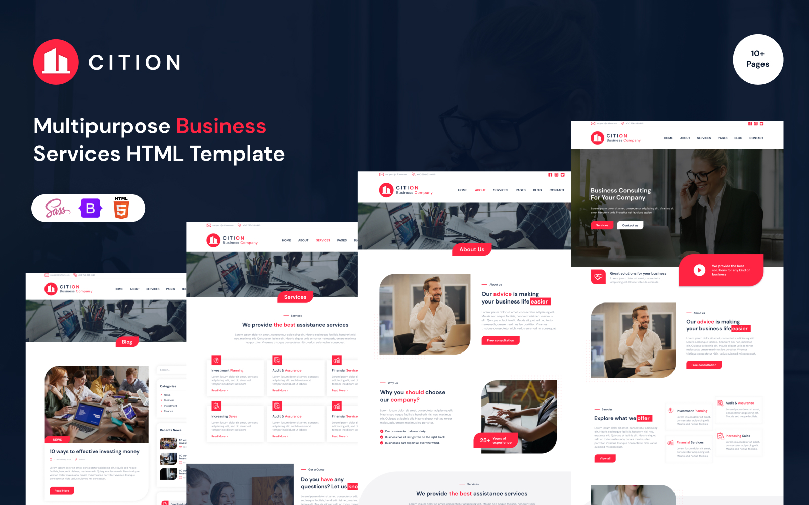 CITION - Multipurpose Business Services Template