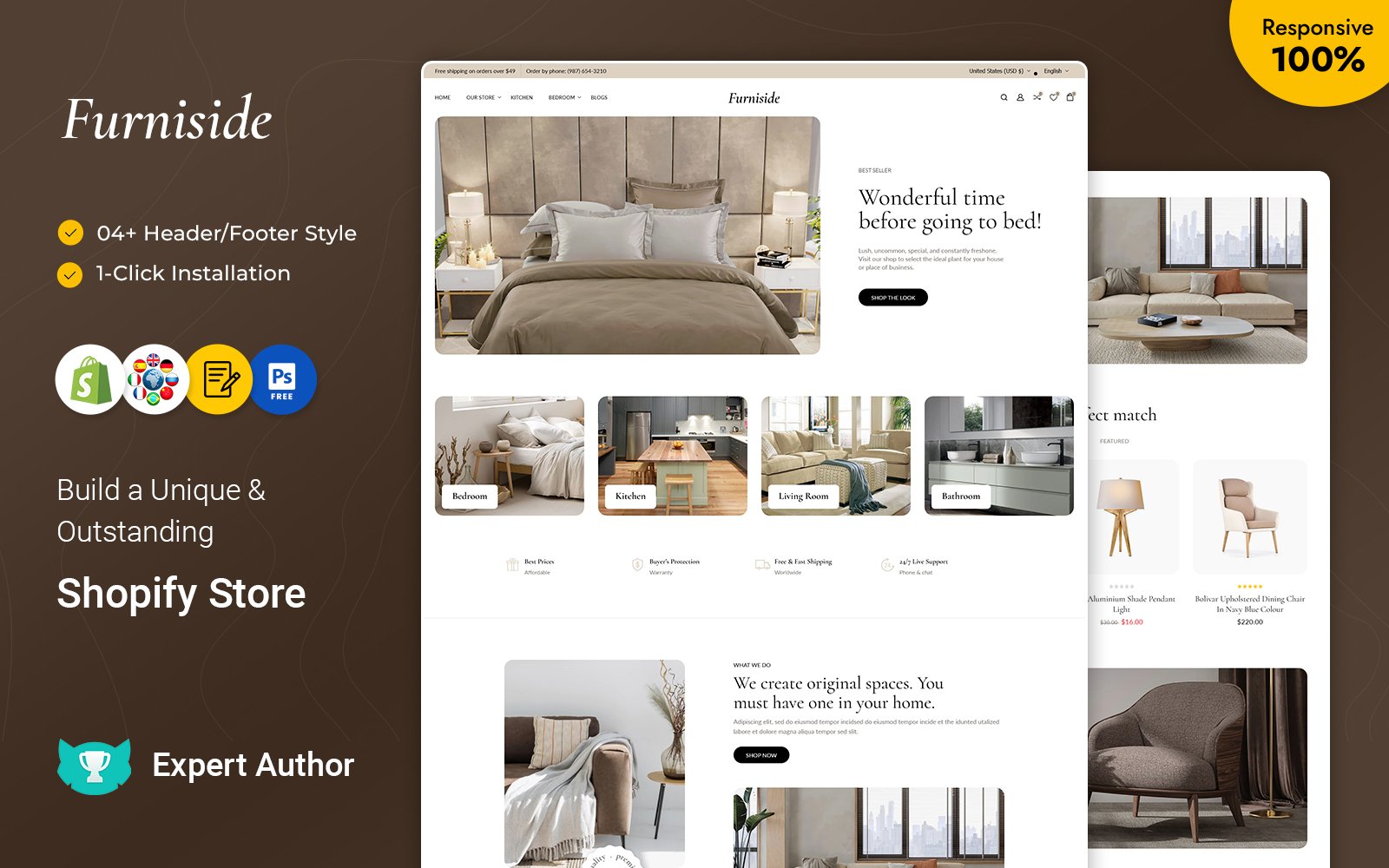 Furniside - The Furniture & Interior Premium Shopify Theme