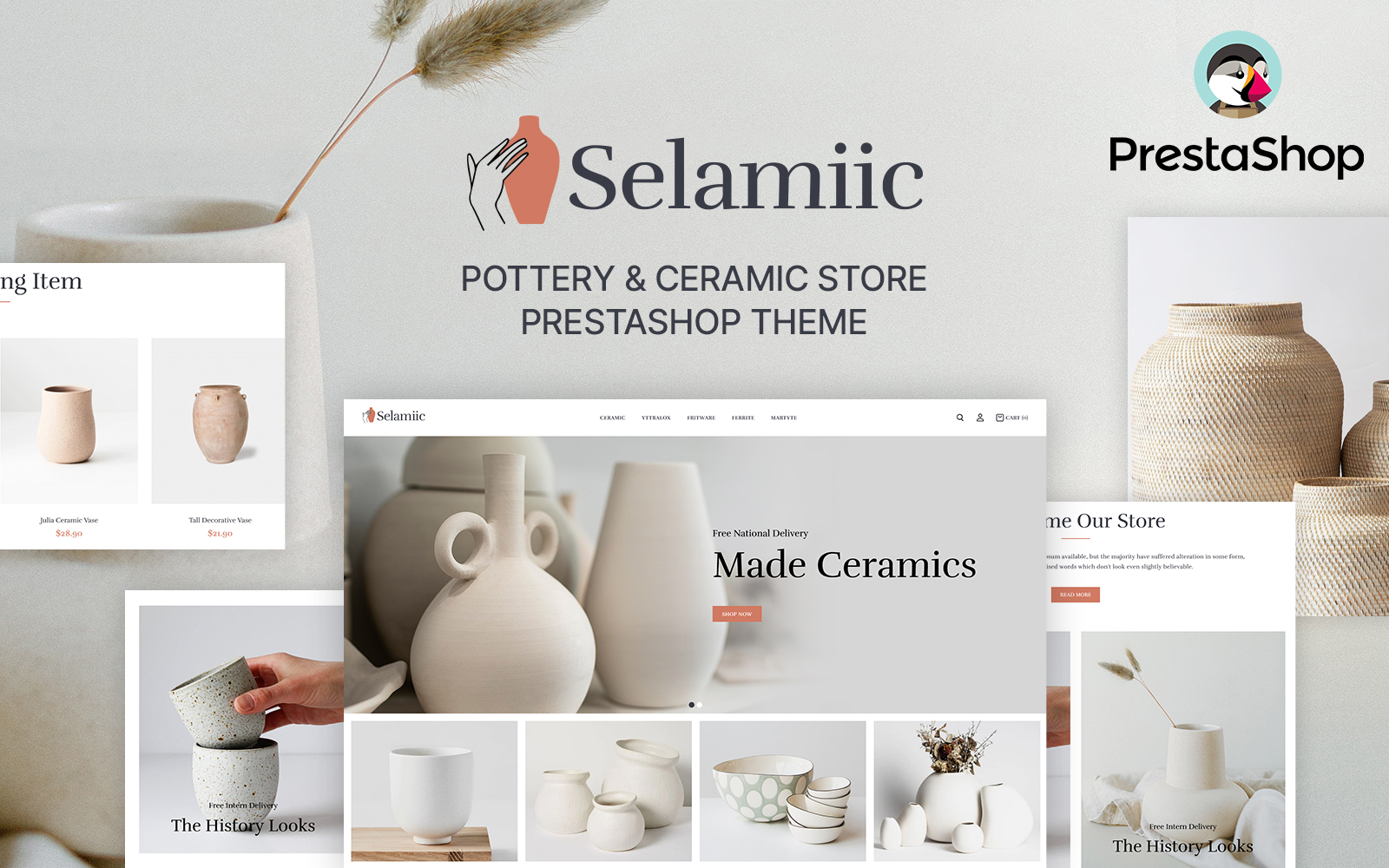 Selamic - Ceramic and Furniture PrestaShop Theme