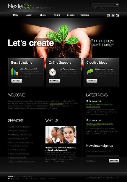 ADOBE PHOTOSHOP HOMEPAGE SCREENSHOT