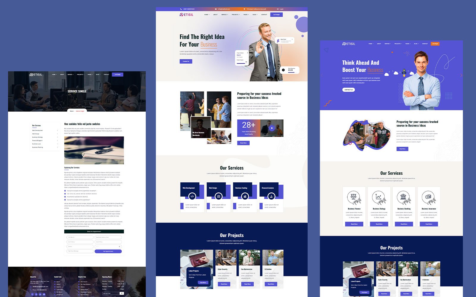 Etisil - Business And Agency Html Template