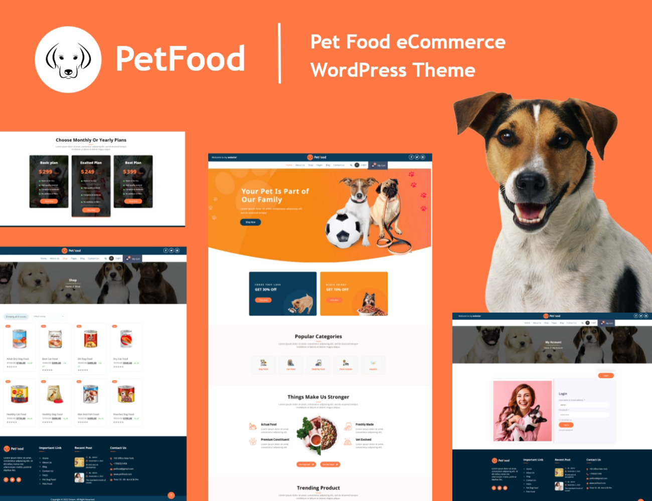 Pet Food WooCommerce WordPress Theme