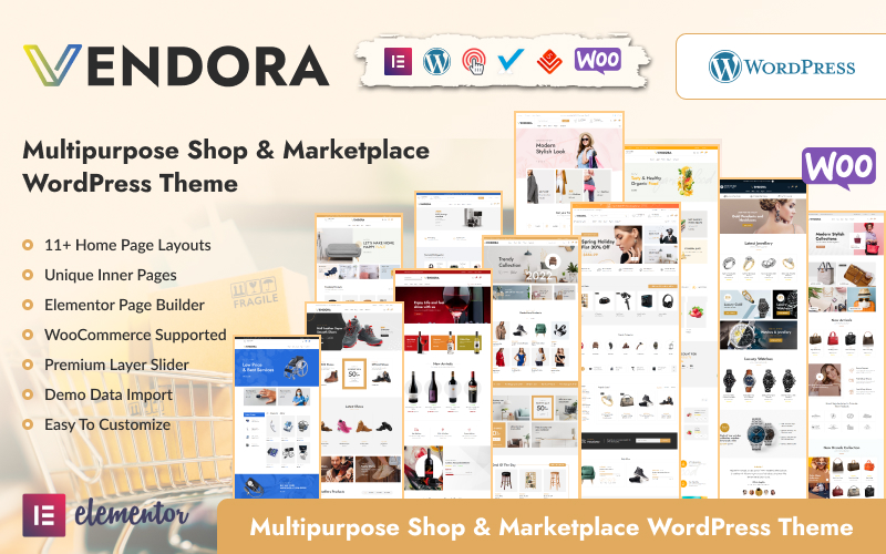 Vendora - Big Multipurpose Shop Marketplace WordPress Theme