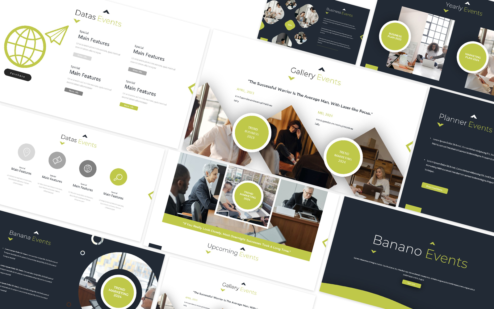 Banano Project Event Powerpoint Template