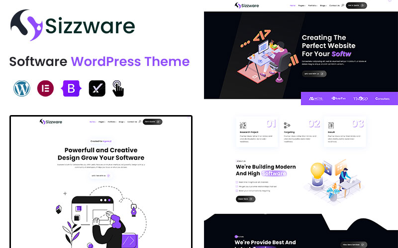 Sizzware - Software WordPress Theme