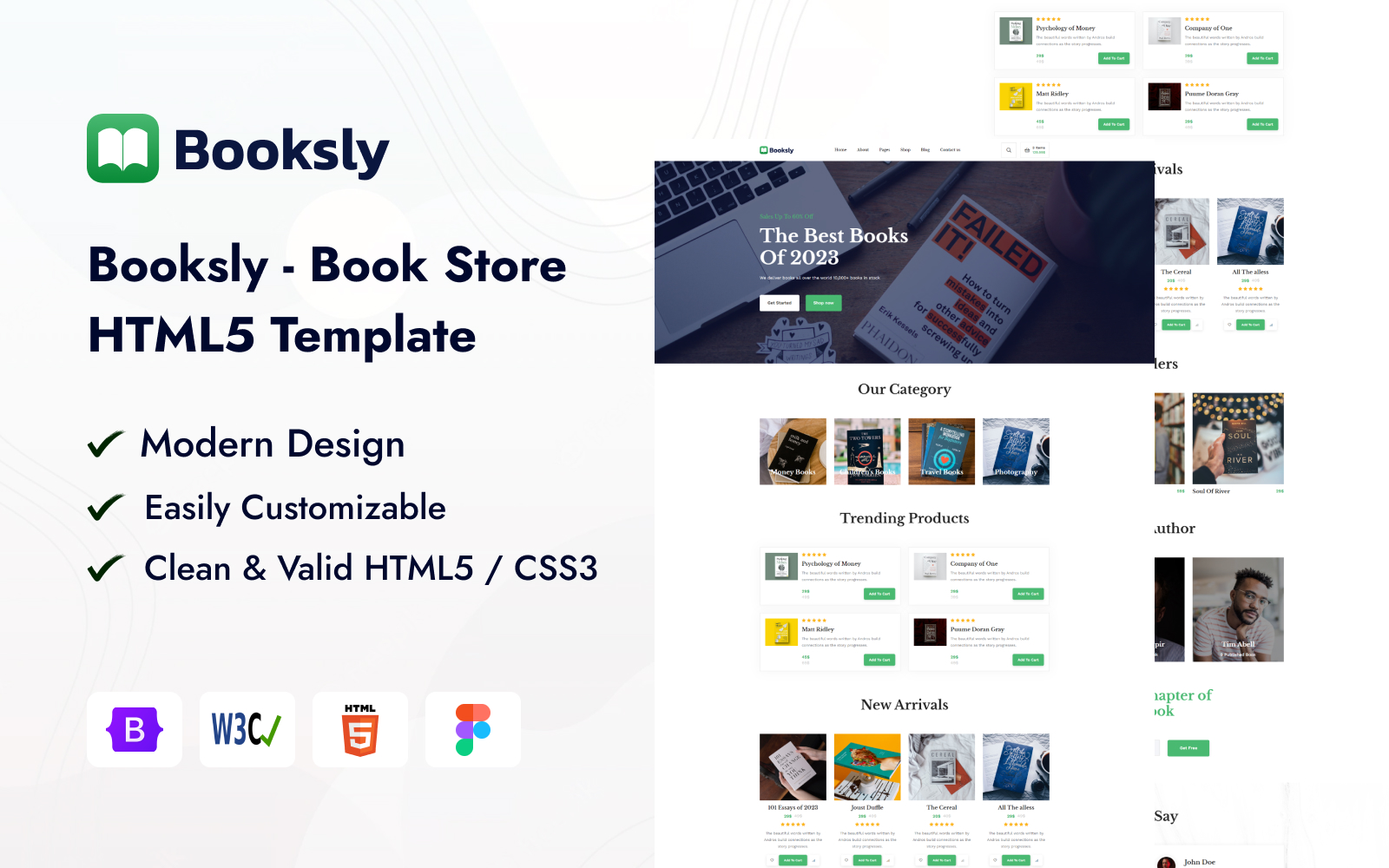 Booksly - Book Store HTML5 Template