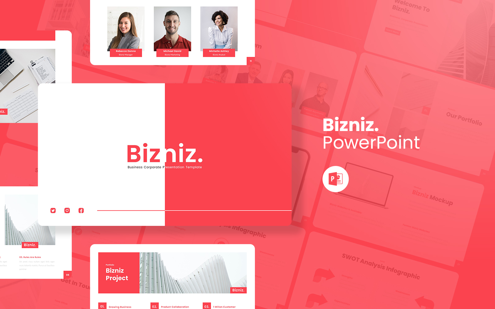 Bizniz - Business Corporate PowerPoint Template