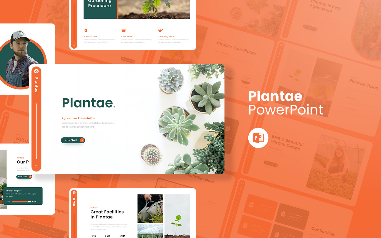 Plantae - Agriculture PowerPoint Template