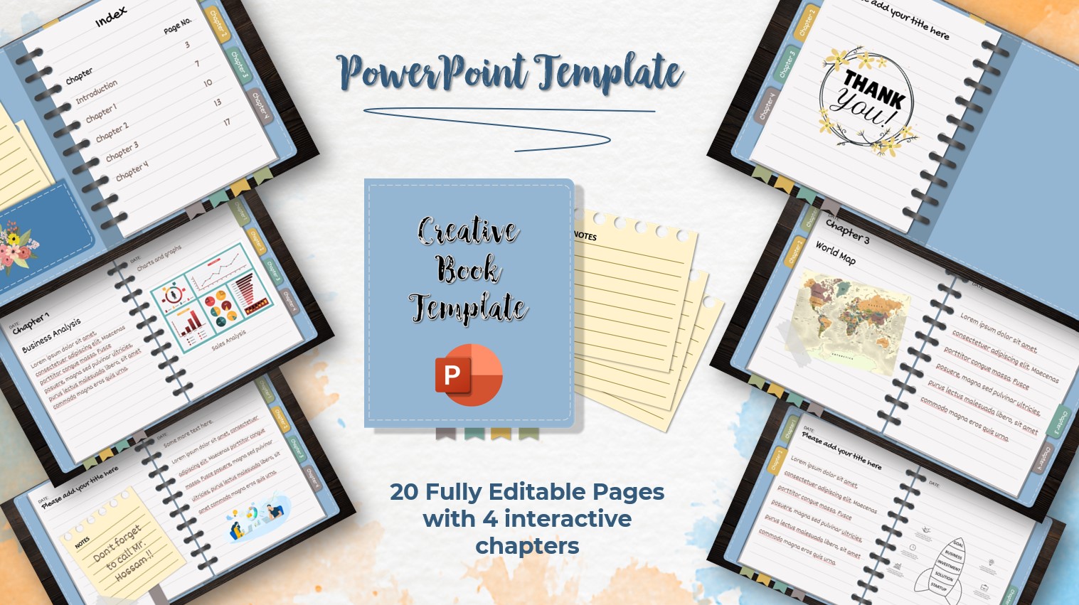 Interactive Book - PowerPoint template