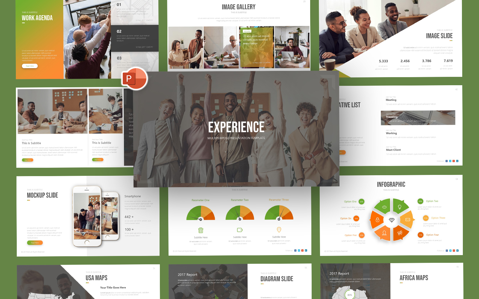 Experience Multipurpose Business PowerPoint Template