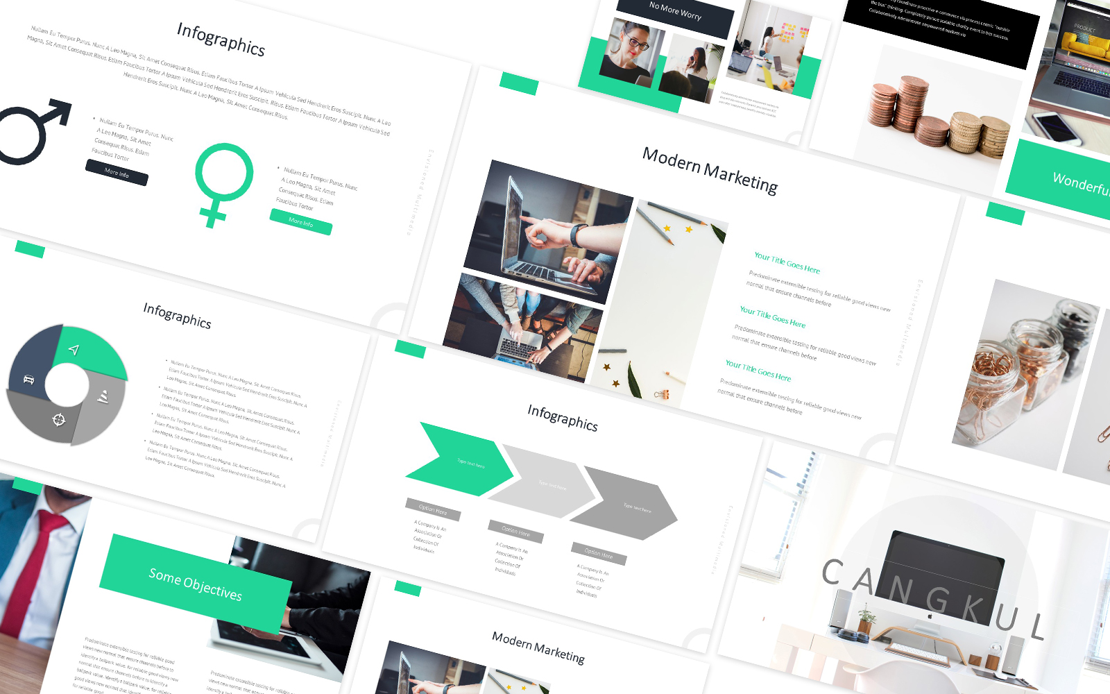 Cangkul Multimedia Powerpoint Template