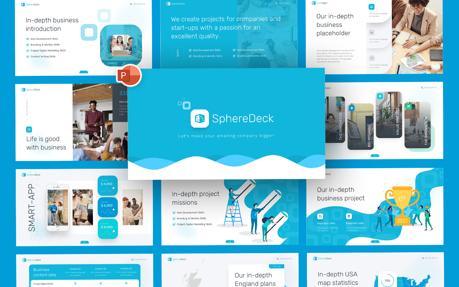 Sphere Business PowerPoint Template