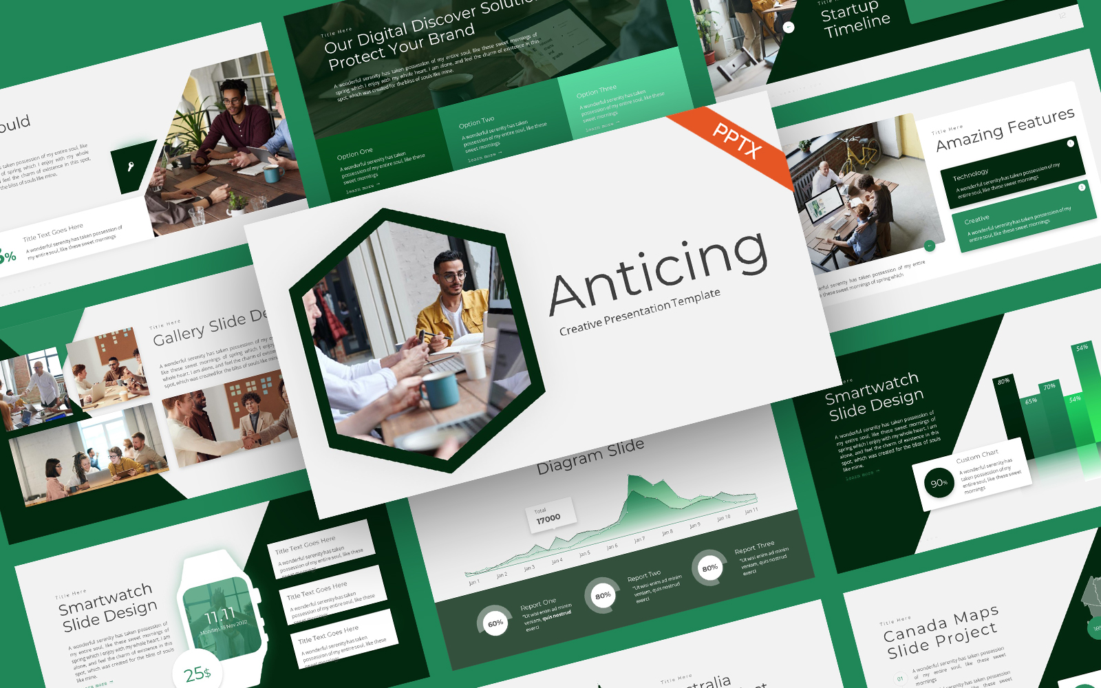 Anticing Creative Business PowerPoint Template